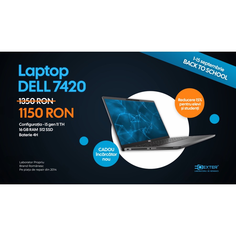 Laptop Dell Latitude 7420, i5 gen 11 Laptop Dell Latitude 7420, i5 gen 11