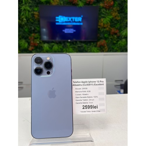 Telefon Apple IPhone 13 Pro Blue CL93511 Telefon Apple IPhone 13 Pro Blue CL93511