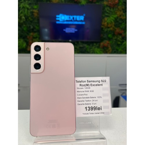 Telefon Samsung S22 Roz Telefon Samsung S22 Roz